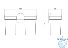 Стакан Aquatek Европа AQ4117CR 