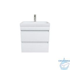 Тумба с умывальником подвесная с ящиками, белая, 60 см, Zodiac, IDDIS, ZOD6CB0i95K подходит ум. 3506000i28