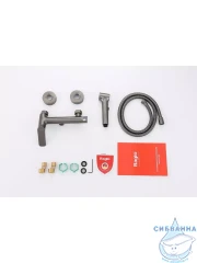 Смеситель Raglo R03.51.09  с гигиеническим душем (графит)