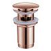Донный клапан для раковины ABBER AF0010RG (розовое золото)
