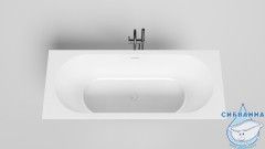 Ванна из искусственного камня Salini Ornella Axis Kit 170x70 (материал S-Stone, белый матовый)