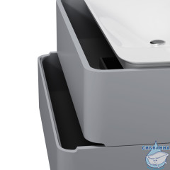 Тумба под раковину AM.PM Sensation 100 серый шелк