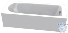Ванна акриловая C-BATH Rea 150х70 с каркасом