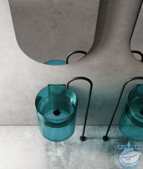 Раковина 42 см ABBER Kristall  AT2704Aquamarin