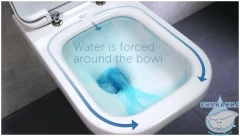 Унитаз подвесной безободковый Ideal Standard Esedra AquaBlade T386001  без сиденья