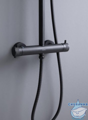 Душевая система Allen Brau Fantasy 300 1 режим 265494 (черный матовый)