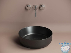  Раковина на столешницу 39 см Ceramicanova Element CN6022MB (черный матовый)