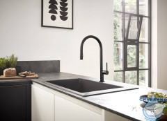 Смеситель для кухни Hansgrohe Talis M54 72800670 (черный матовый) 