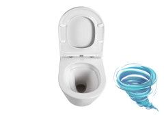 Унитаз подвесной безободковый Aquatek Вега AQ1904T-00 с сиденьем Soft Close (микролифт)