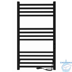 Полотенцесушитель электрический Toni Arti Asti pulsante 13П 500x1000 черный матовый
