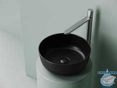  Раковина на столешницу 36 см Ceramicanova Element CN6073MB (черный матовый)