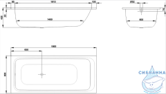 Стальная ванна Bette Select 180x80