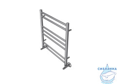 Полотенцесушитель водяной Aquatek Оберон П7 500х600 хром (нижнее подключение)