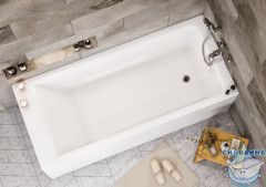 Акриловая ванна Roca Easy 180x80 с каркасом