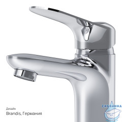 Смеситель для раковины AM.PM Sunny F85C02100 (без донного клапана) (хром)