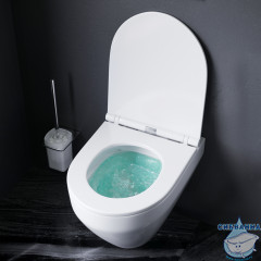 Унитаз подвесной безободковый AM.PM Spirit 2.0 C701700WH (без сиденья) (белый глянцевый)