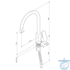 Смеситель для кухни AM.PM Like F8007111 (хром)