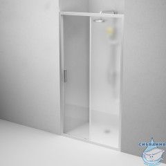 Дверь в нишу AM.PM Gem W90G-110-1-195MM 110 см профиль хром, стекло матовое