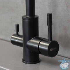 Смеситель для кухни Lemark Expert LM5061BL (черный матовый)