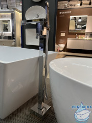 Смеситель для ванны напольный Timo Selene 2200/00Y-CR с аксессуарами (хром)