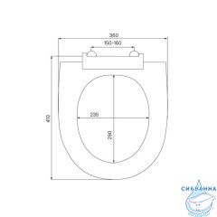 Сиденье для унитаза, полипропилен, 020, Milardo, 020PP00M31