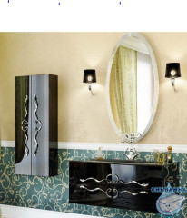 Пенал Aqwella Clarberg Due Amanti 50 DUE0505BLK черный, ручки хром