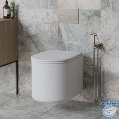 Смеситель Paini Castello Round CAPW442R с гигиеническим душем (никель)