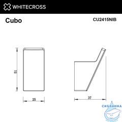 Крючок WHITECROSS Cubo CU2415NIB (брашированный никель)