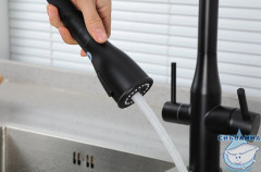 Смеситель для кухни Gappo G4399-76 (черный матовый)