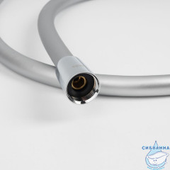 Шланг для душа, серебряный, силиконовый, 1,2м, Optima Home, IDDIS, OPH12SLi19