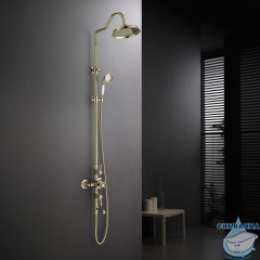 Душевая система Aquatek Классик AQ2543PG (полированное золото)