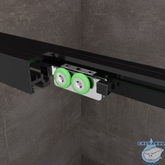 Душевое ограждение ABBER Komfort 120x90 AG93120B-S92B профиль хром, стекло прозрачное (без поддона)