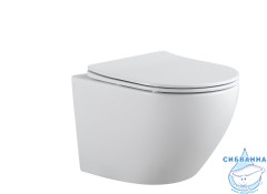 Унитаз подвесной безободковый Aquanet Rimless Cetus 2.0 243541 с сиденьем Soft Close (микролифт)