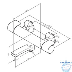 Смеситель для ванны AM.PM X-Joy F85A50000 (хром)