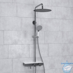 A113.116.058.CH  Душевой комплект с термостатическим смесителем A113.116.058.CH T