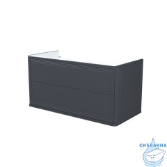 Тумба подвесная, 100 см, темно-серый, Oxford Neo, IDDIS, OXN10D0i95 подходит умыв. 0101000i28