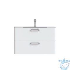 Тумба с умывальником, подвесная, 80 см, белая, Brick, IDDIS, BRI80W0i95K