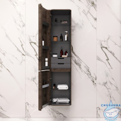 Шкаф пенал Am.Pm Sensation 40 табачный дуб