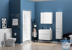 Шкаф-зеркало Aquanet Латина 80 белый 179635