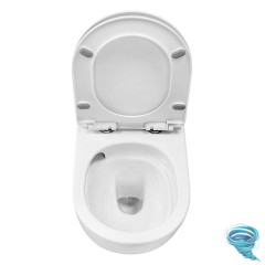 Унитаз подвесной безободковый Azario AZ-3105C (с сиденьем Soft Close (микролифт) )