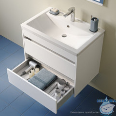 Тумба подвесная, 70 см, белый, Zodiac X, IDDIS, ZDX70W0i95 подходит умыв. 4077000i28