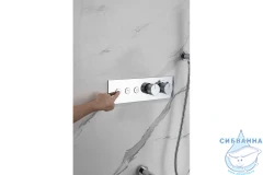 Встраиваемый смеситель для ванны Allen Brau Liberty 296317 (хром)