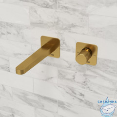 Встраиваемый смеситель для раковины Wasserkraft Schunter A8251.308 (золото матовое)