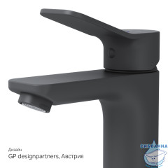 Смеситель для раковины AM.PM X-Joy F85A02122 (без донного клапана) (черный матовый)