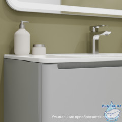 Тумба под раковину IDDIS Edifice 100 см светло-серый EDI10L0i95