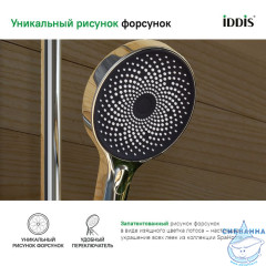 Лейка для душа, хром, SpaHome, IDDIS, SPA3F0Ci18