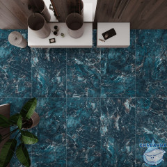 Плитка керамогранитная AZARIO BLUE STONE 60х120 High Glossy (P321111217HG)