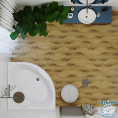 Акриловая ванна Тритон Троя 150х150 с каркасом