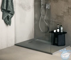 Поддон из литьевого мрамора Kupala 90х70 T5237FS серый