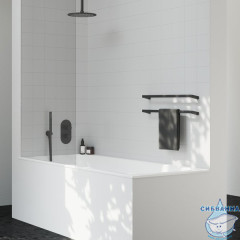 Встраиваемый смеситель для ванны Ravak Espirit X070283 (черный матовый)